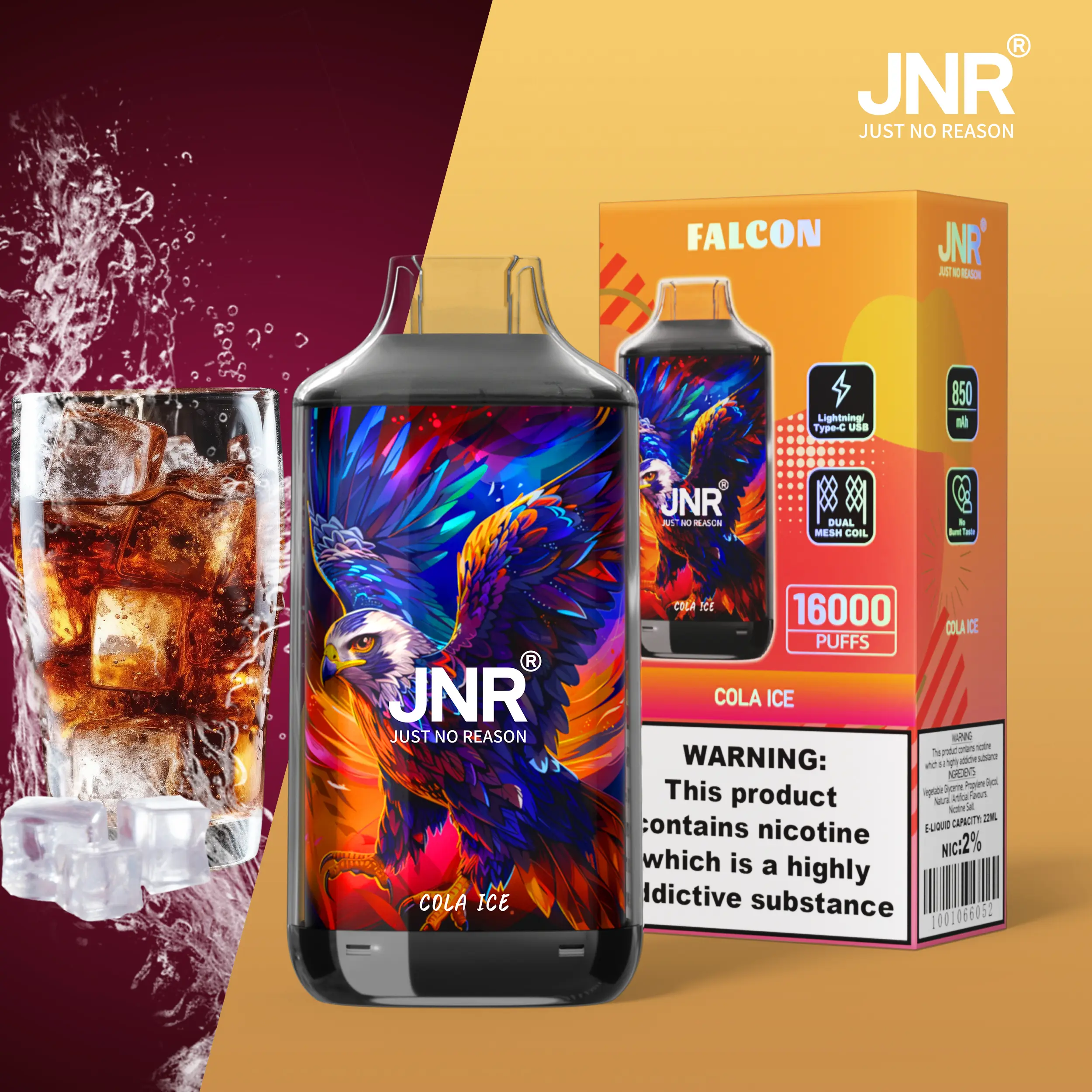 JNR FALON 16000 16K Puffs(10PCS)EU - immagine 50
