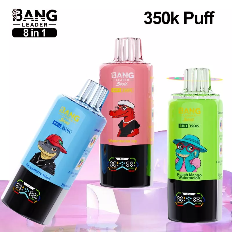【New Arrive】Bang Leader Stoll 350K Disposable Vape – 350,000 Puffs 4-in-1 Flavor Chamber Blended 8 Flavor Experience Rechargeable Vape - immagine 3