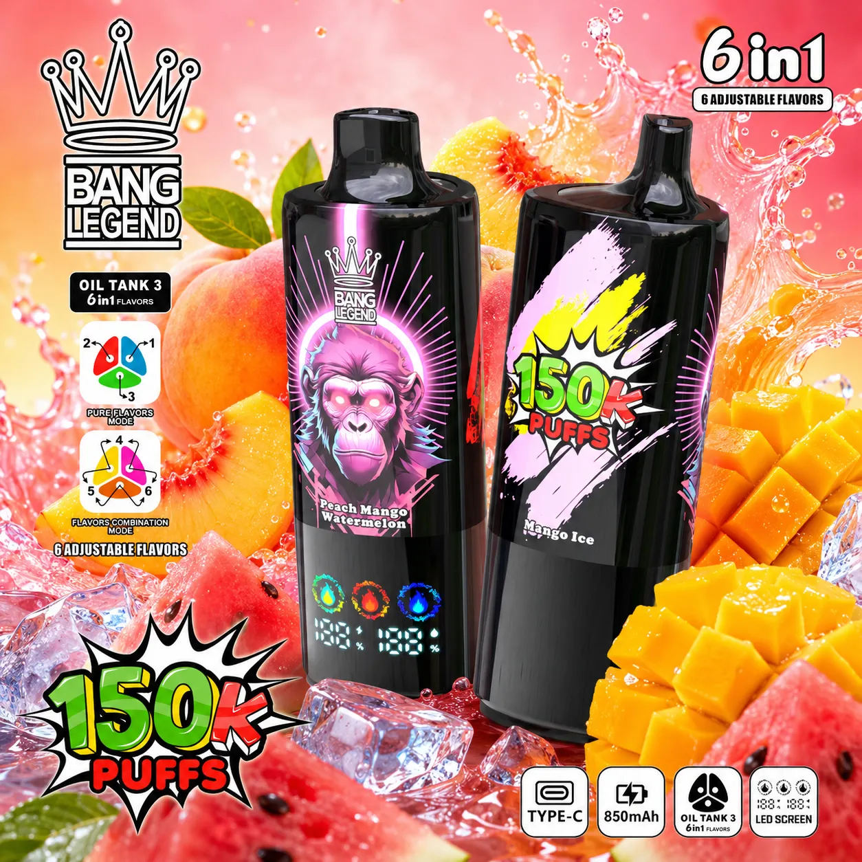 Bang Legend 150k Puffs(10PCS)EU - immagine 11