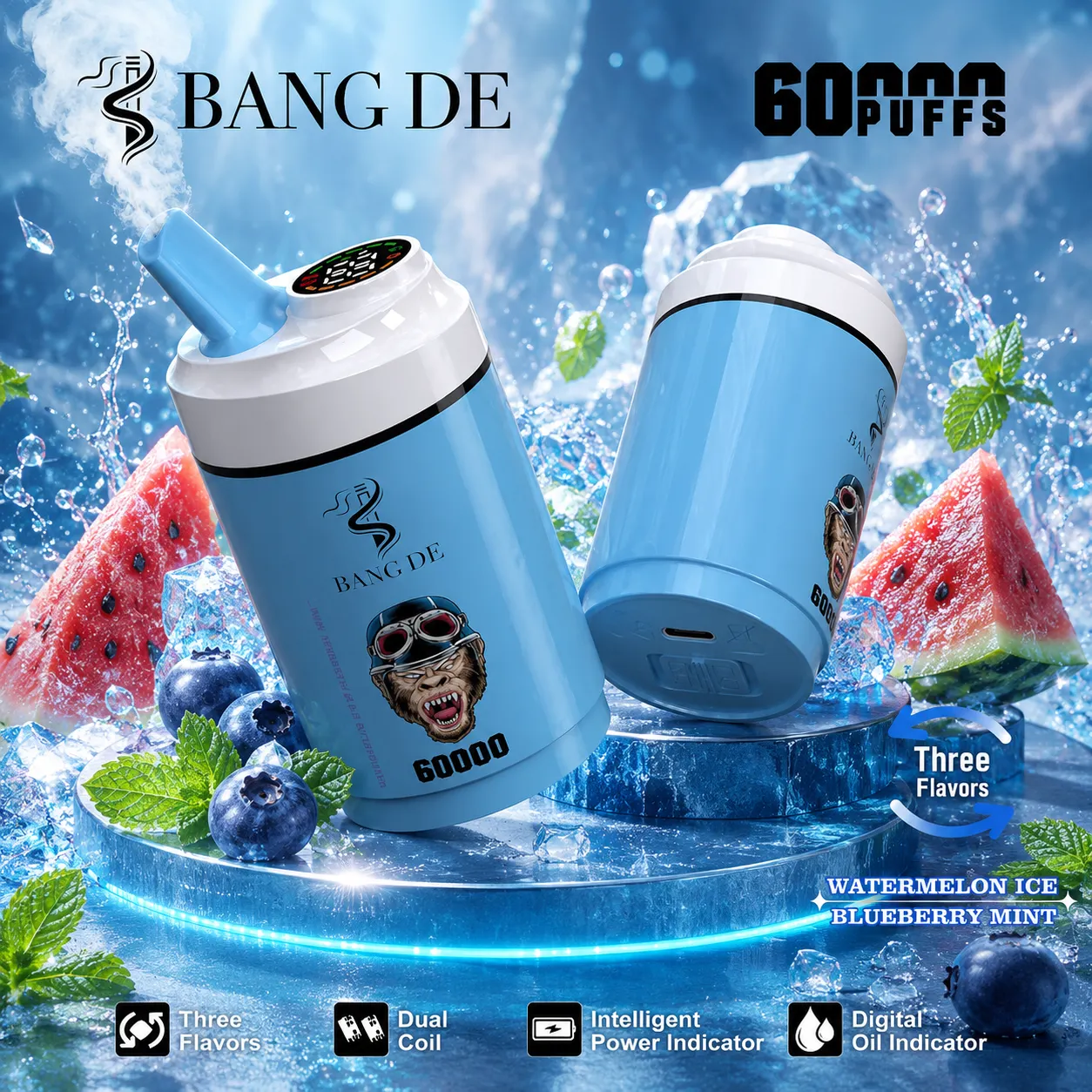 Bang DE 3 in 1 60K Vape | 60000 Puffs - immagine 2