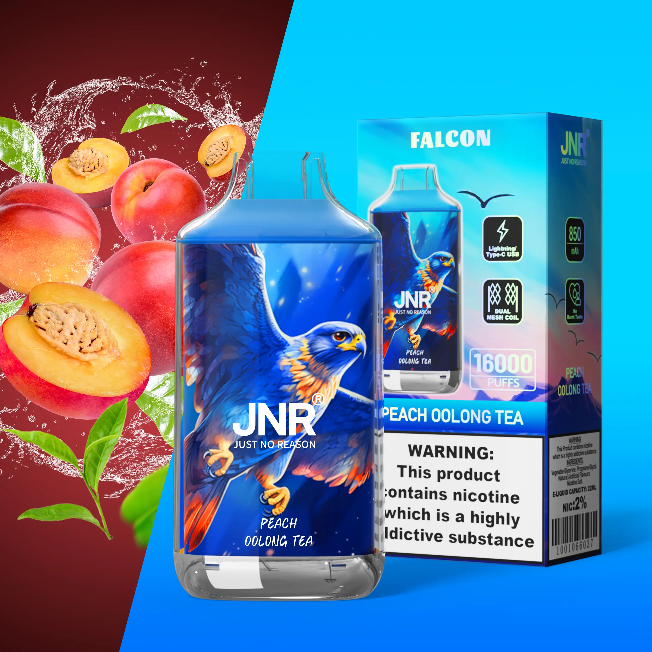 JNR FALON 16000 16K Puffs(10PCS)EU - immagine 32