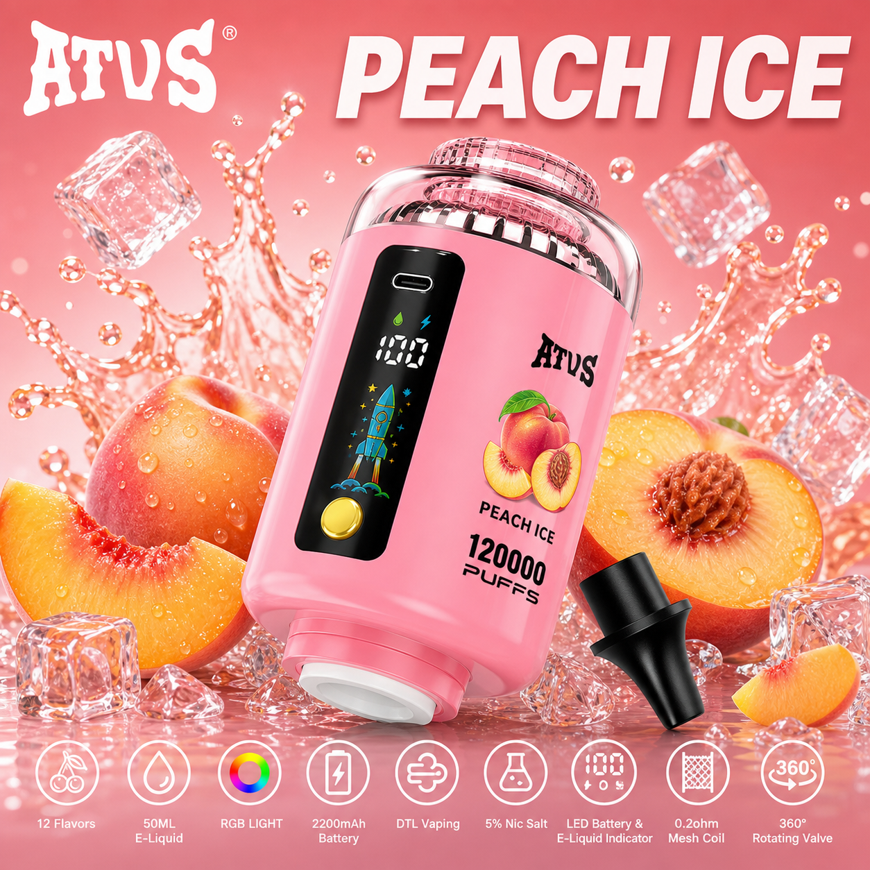ATVS 120K Vape | 120000 Puffs - immagine 6