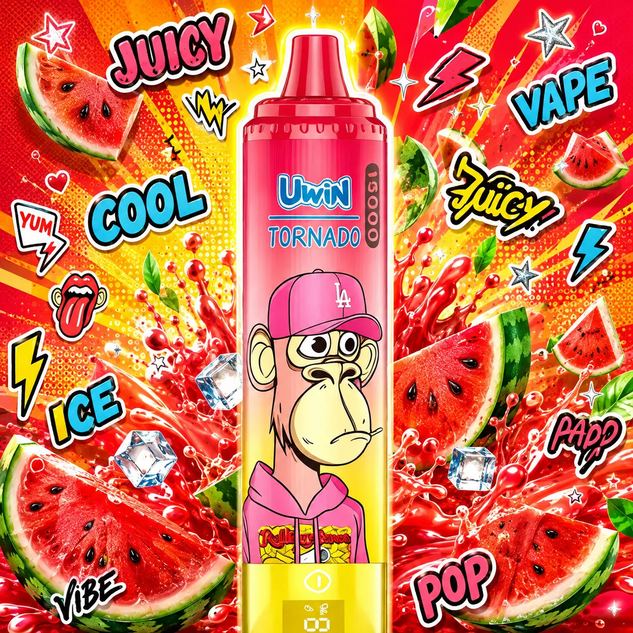 【New Arrive🎁】Uwin Tornado 15000 Puffs (10PCS) - immagine 8