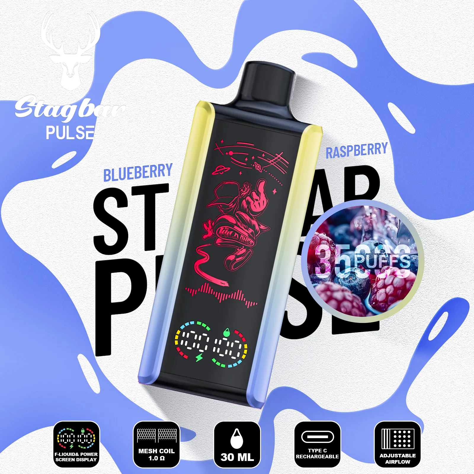 stag bar Pulse 35K Puffs(50PCS)EU - immagine 10