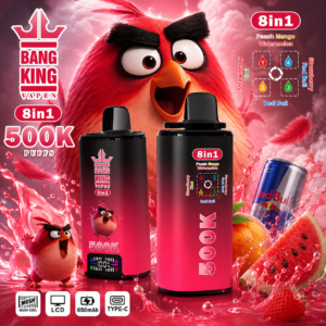 【New Arrive】Bang King 500K:8-in-1 Flavors Vape（10PCS）