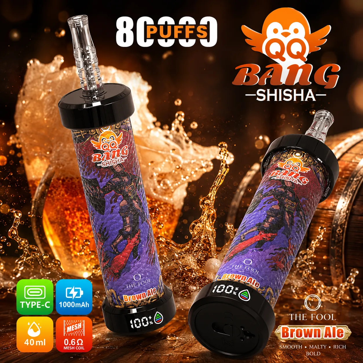 BANG BLAZE 80KPuffs Shisha Disposable Vapes - immagine 10