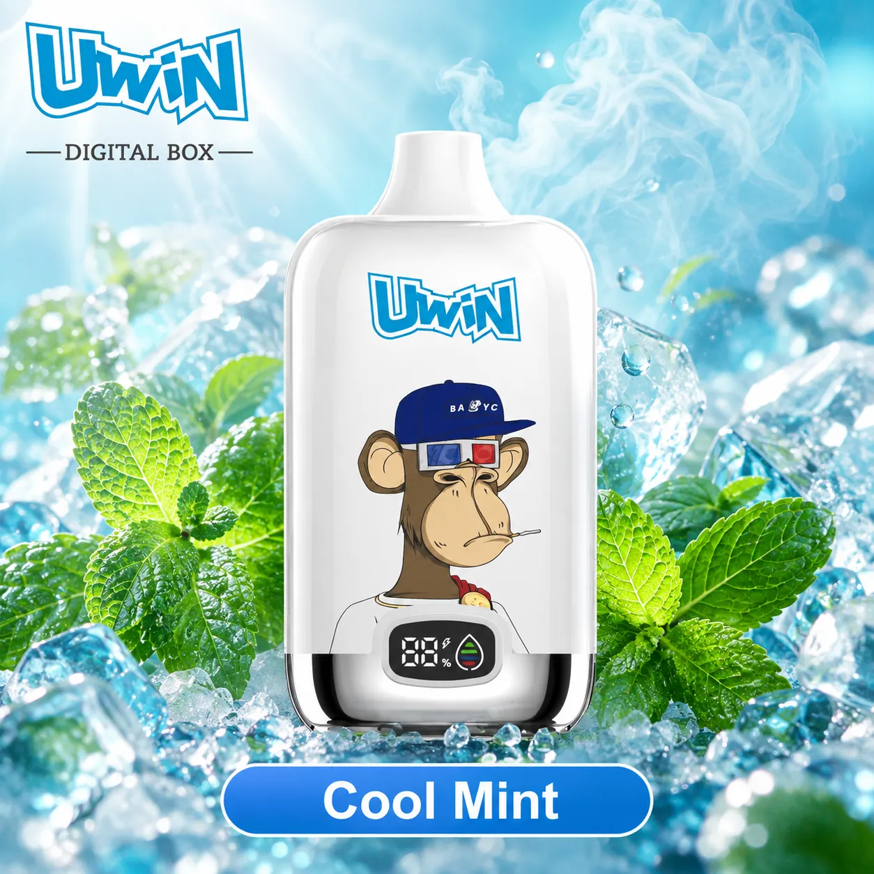 【New Arrive🎁】Uwin Digital Box 12000 12K Puffs Disposable Vape | Smart LED Display & Mesh Coil | 20 Flavors Rechargeable Vape - immagine 3