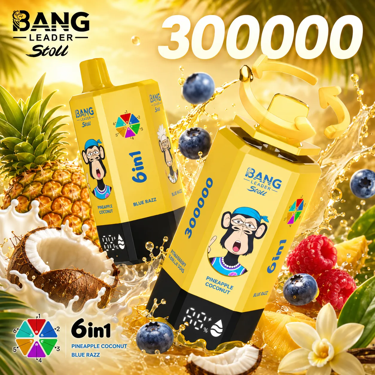 Bang Leader Stoll 300K 6-in-1 Vape | 300000 Puffs(10PCS) - immagine 11