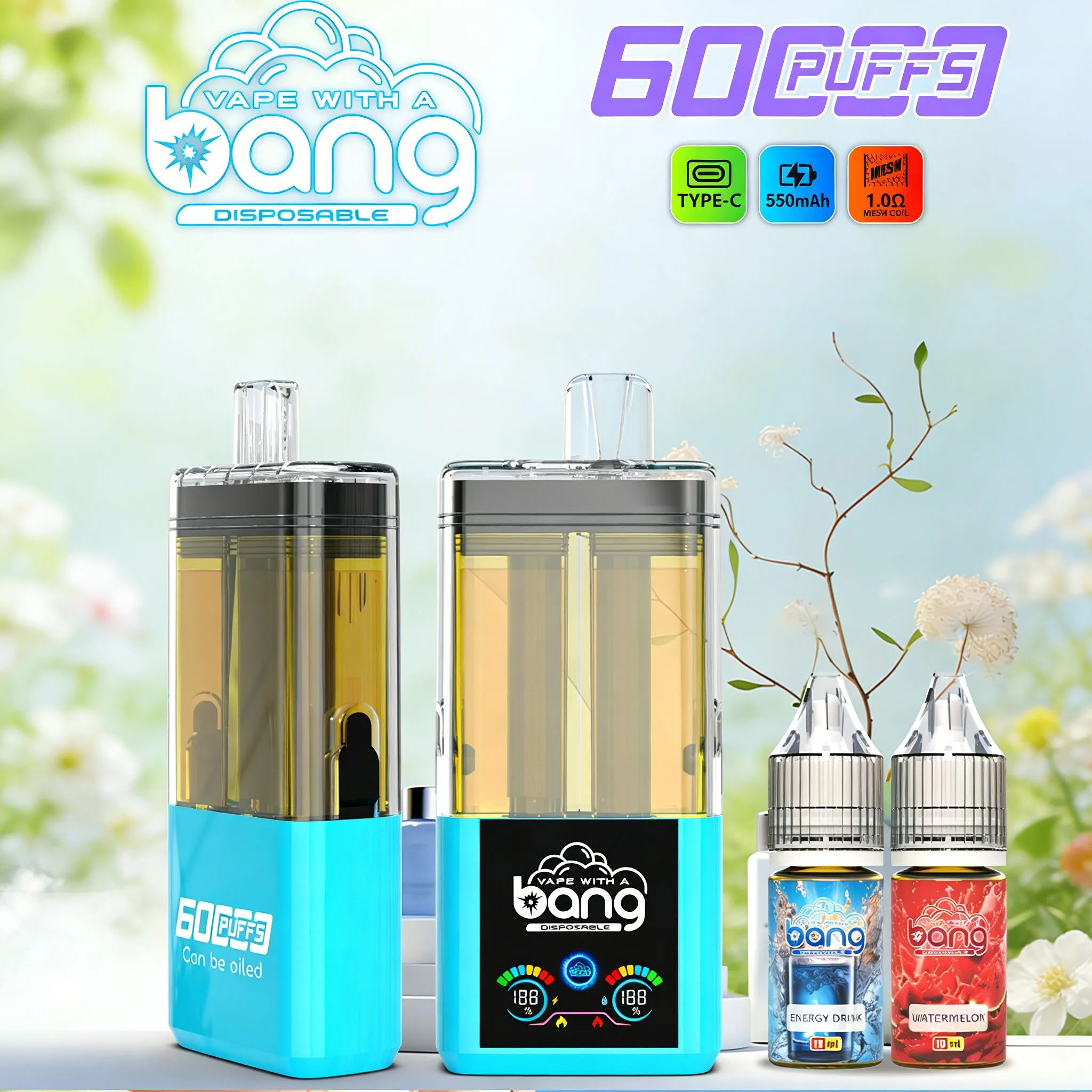 Bang Dual Refillable Oil 60K Vape | 60000 Puffs - immagine 19