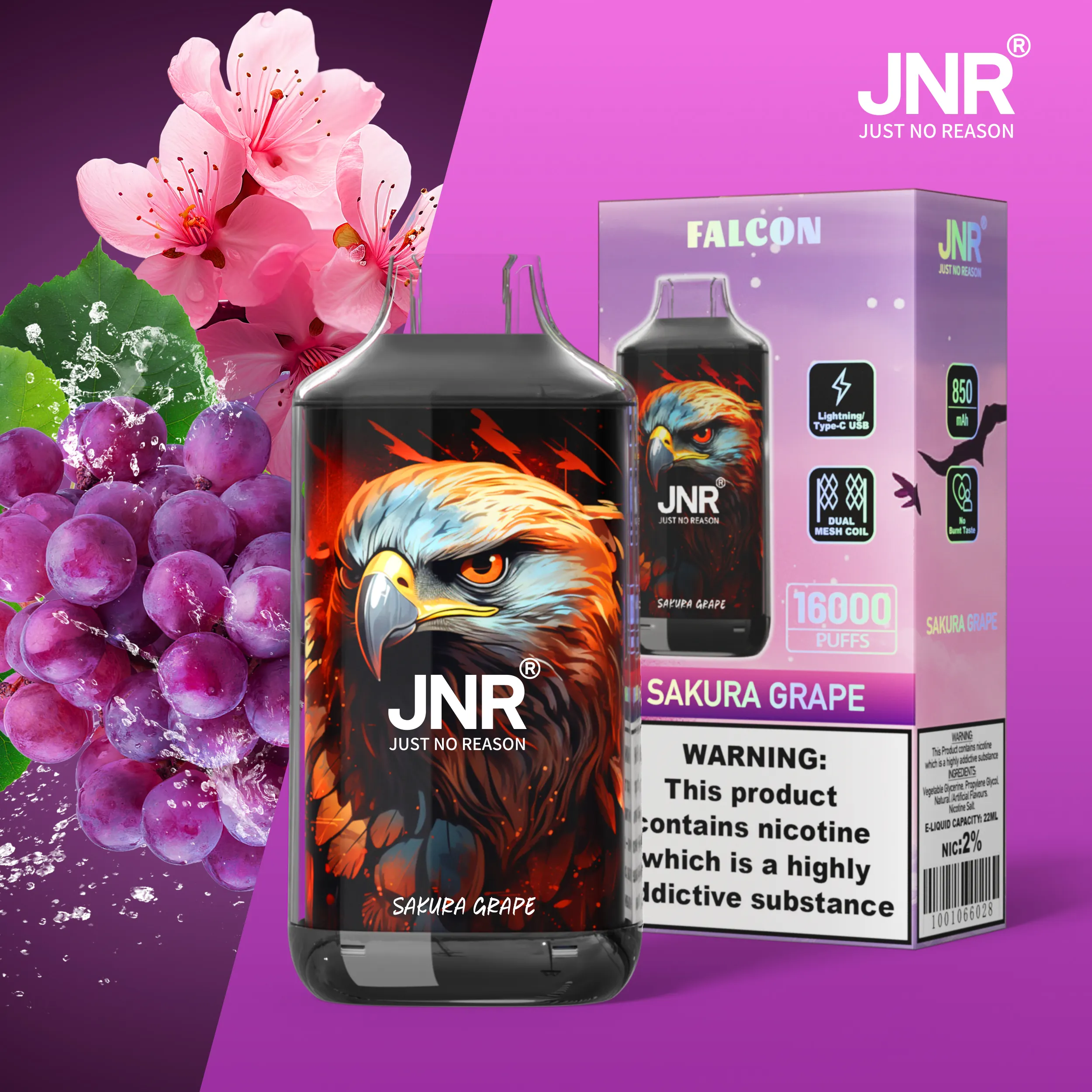 JNR FALON 16000 16K Puffs(10PCS)EU - immagine 23