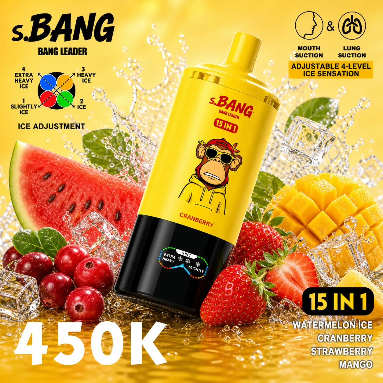 Bang Leader 450K - 450,000 Puffs 15-in-1 Flavor System - immagine 10