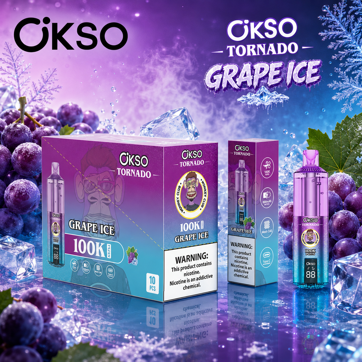 OKSO Tornado 100K Disposable Vape - immagine 12