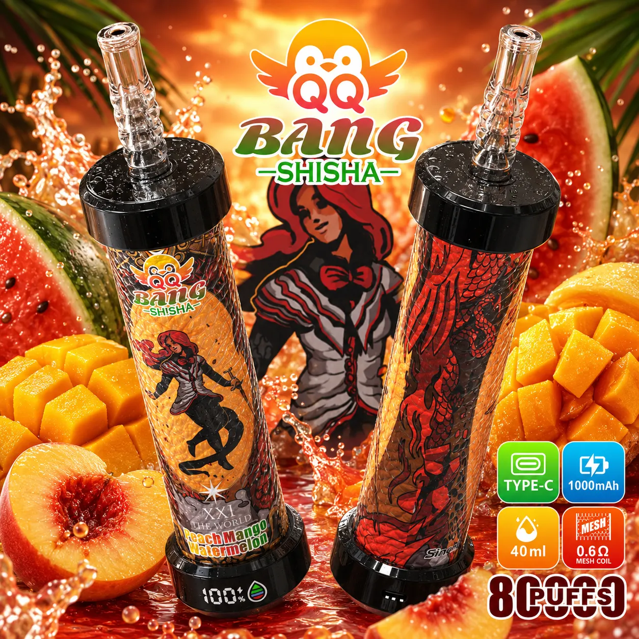 BANG BLAZE 80KPuffs Shisha Disposable Vapes - immagine 9