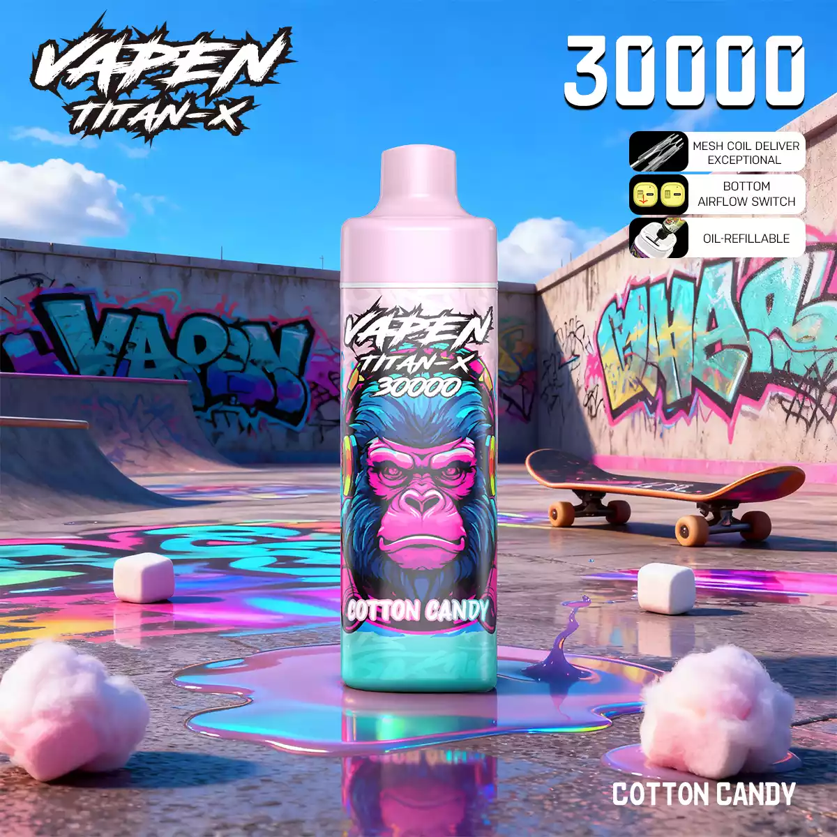 VAPEN TITAN-X 30000PUFFS(50 PCS)EU - immagine 9