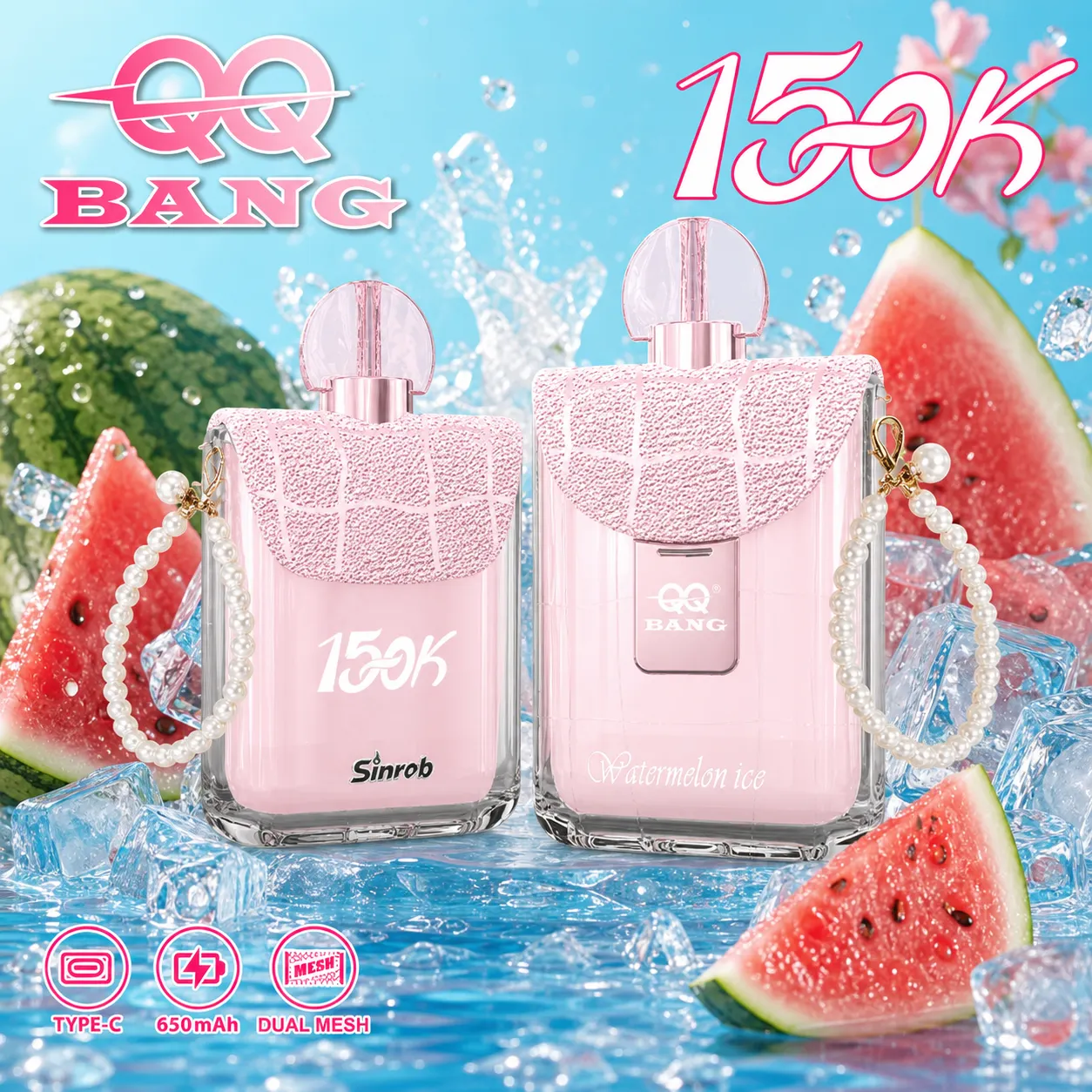 QQ Bang Perfume 150K – 150,000 Puffs Single Flavor - immagine 3