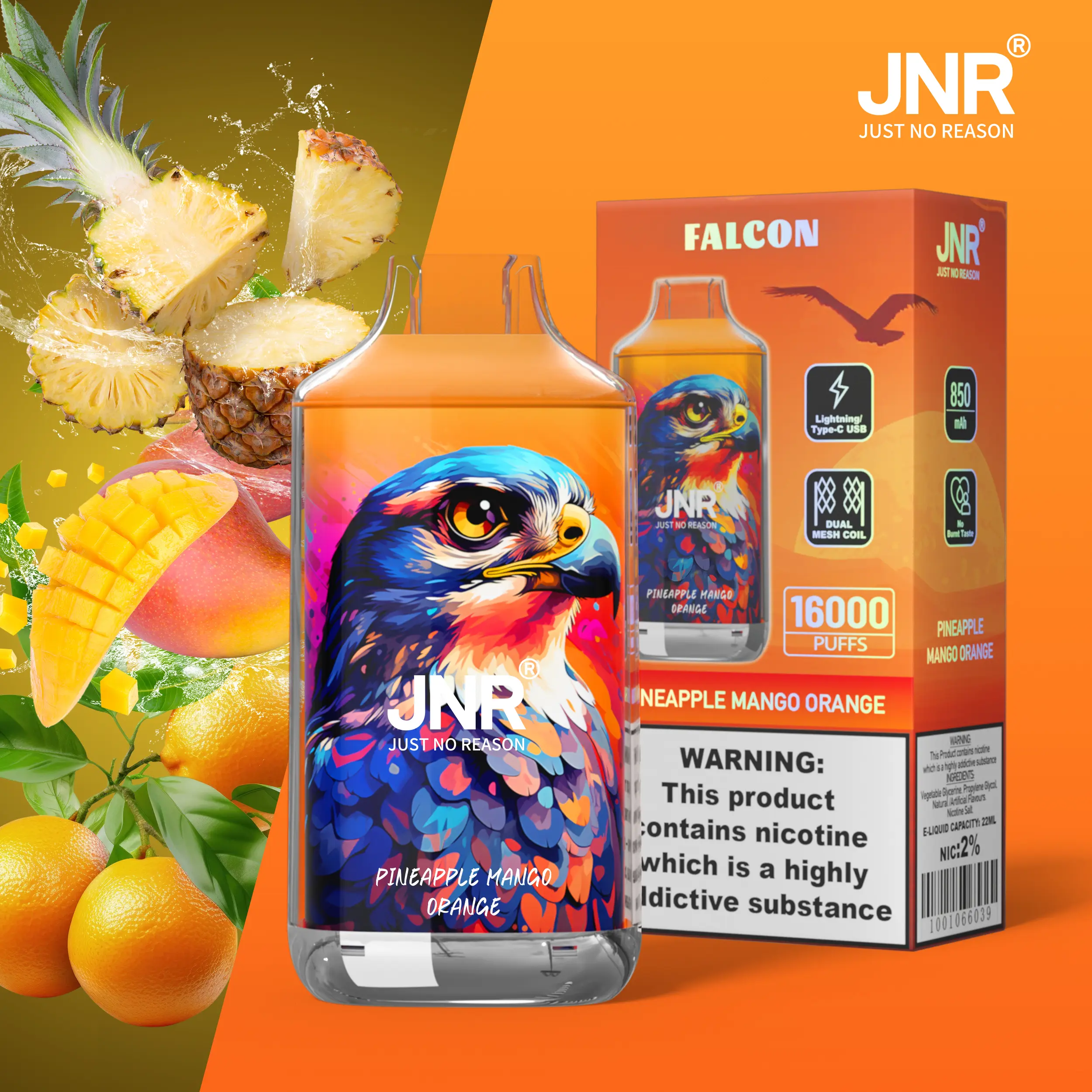 JNR FALON 16000 16K Puffs(10PCS)EU - immagine 28