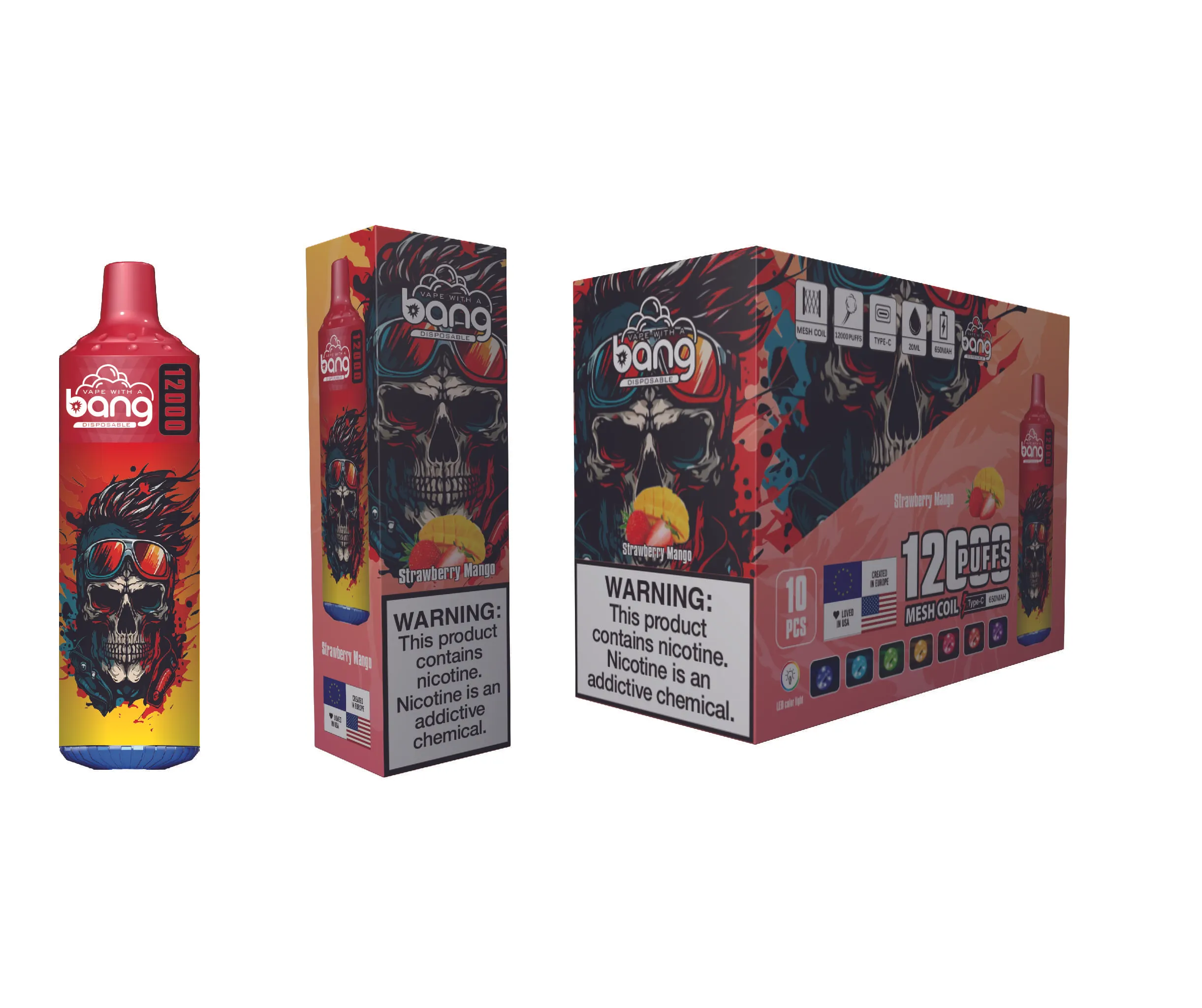 Bang 12000 Puffs Disposable Vape (10PCS)EU - immagine 10