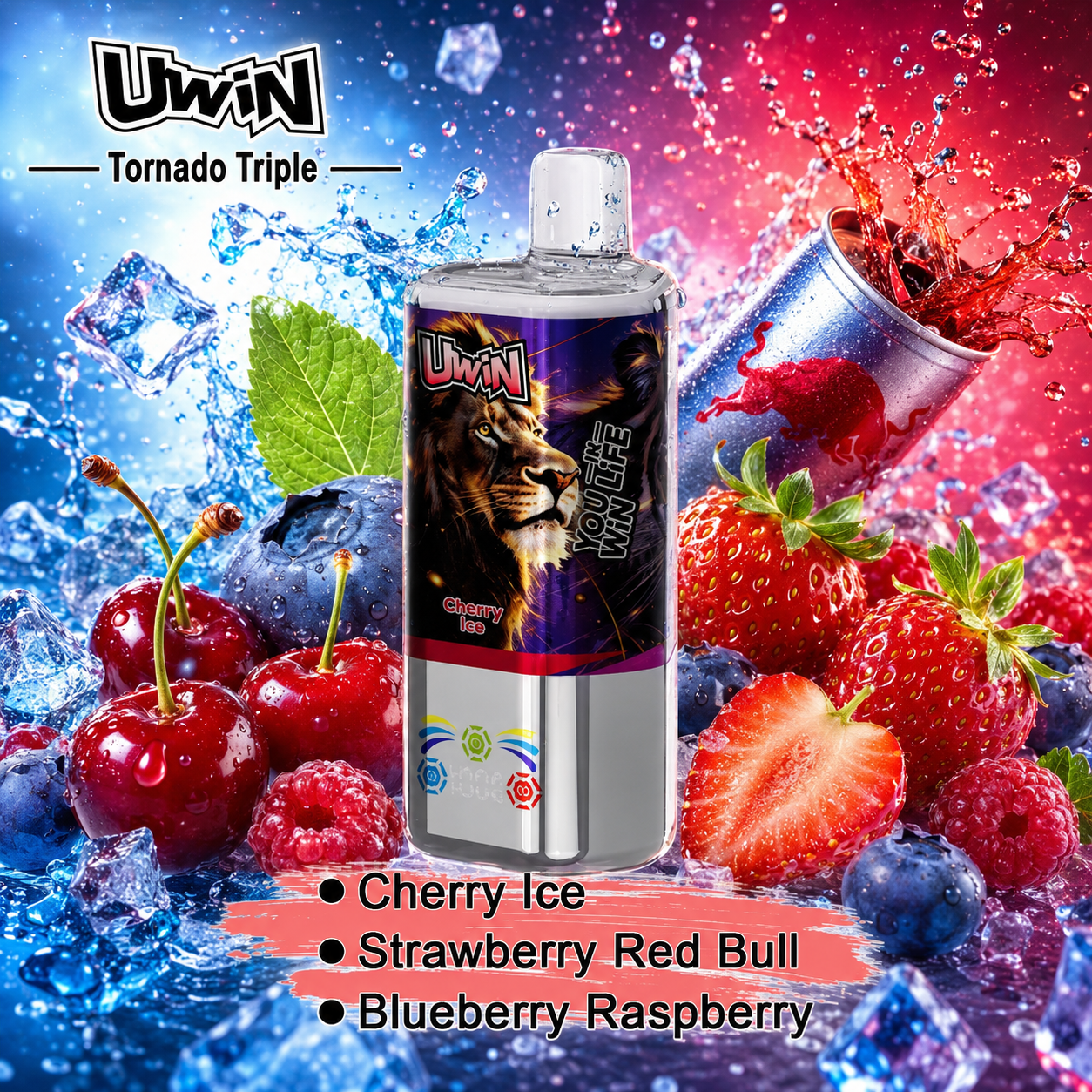Uwin Tornado Triple 3 in 1 60K Vape | 60000 Puffs - immagine 8