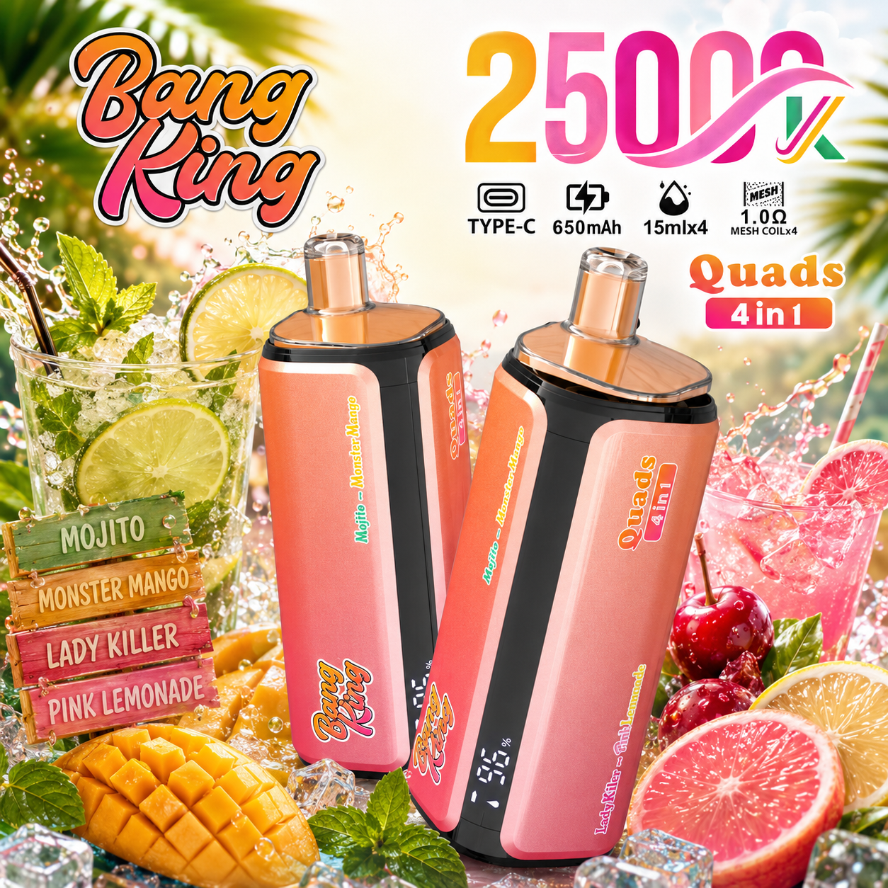 Bang King 4-in-1 250K Vape | 250000 Puffs - immagine 8