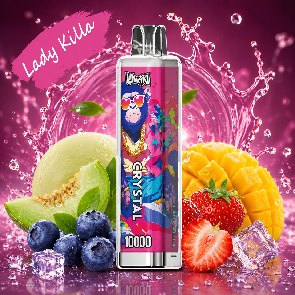 Uwin Crystal 10K Vape | 10000 Puffs - immagine 2