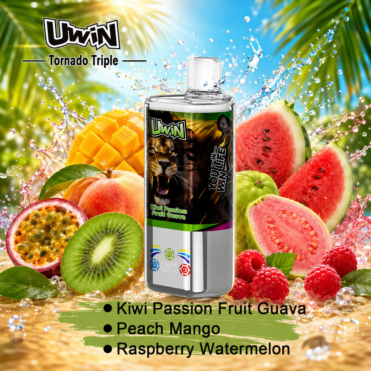 Uwin Tornado Triple 3 in 1 60K Vape | 60000 Puffs - immagine 6