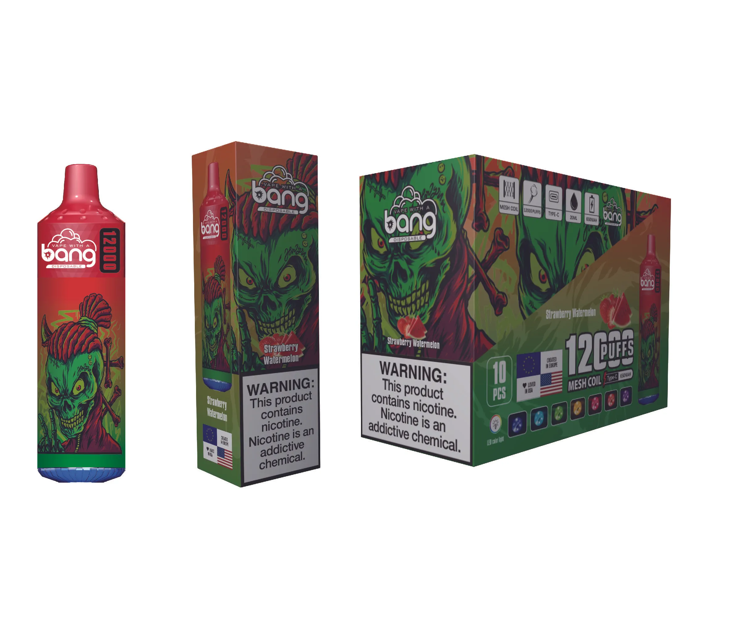 Bang 12000 Puffs Disposable Vape (10PCS)EU - immagine 12