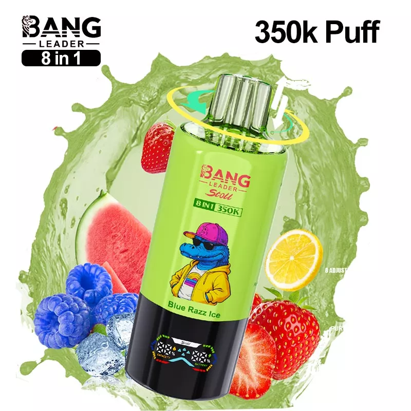 【New Arrive】Bang Leader Stoll 350K Disposable Vape – 350,000 Puffs 4-in-1 Flavor Chamber Blended 8 Flavor Experience Rechargeable Vape - immagine 6
