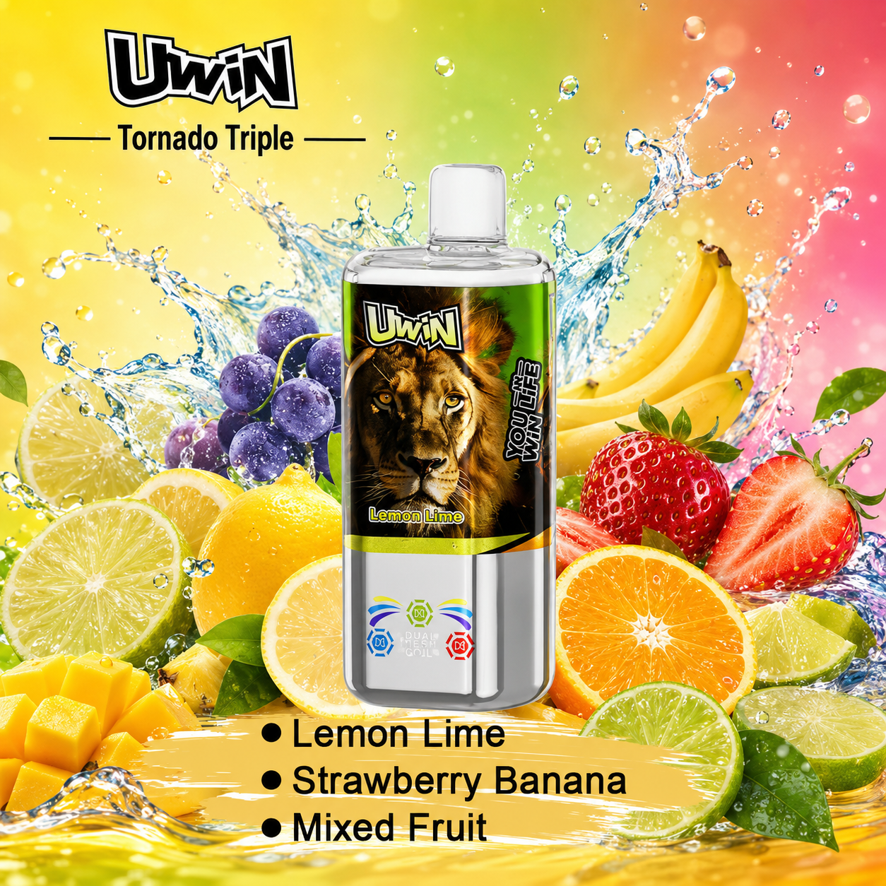Uwin Tornado Triple 3 in 1 60K Vape | 60000 Puffs - immagine 4