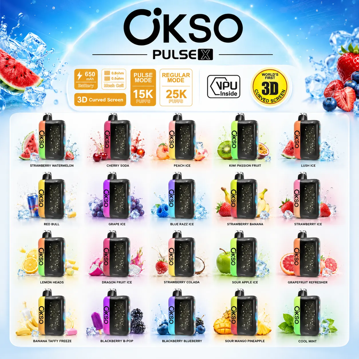 OKSO PULSE X Disposable Vape - immagine 23