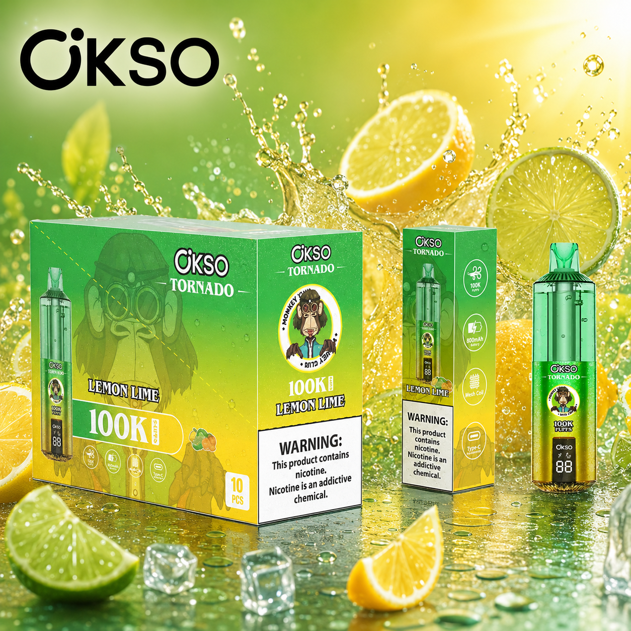 OKSO Tornado 100K Disposable Vape - immagine 7