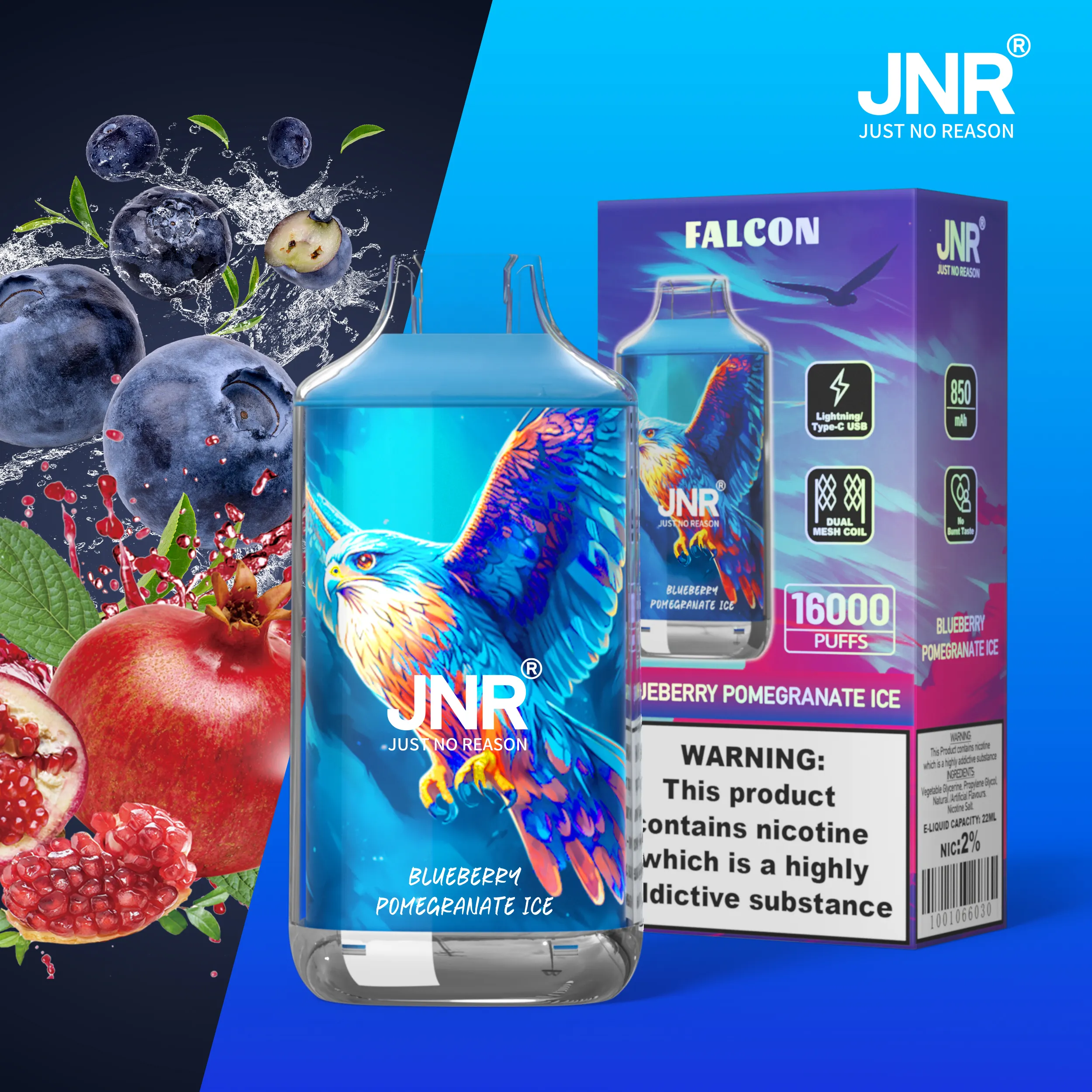 JNR FALON 16000 16K Puffs(10PCS)EU - immagine 59