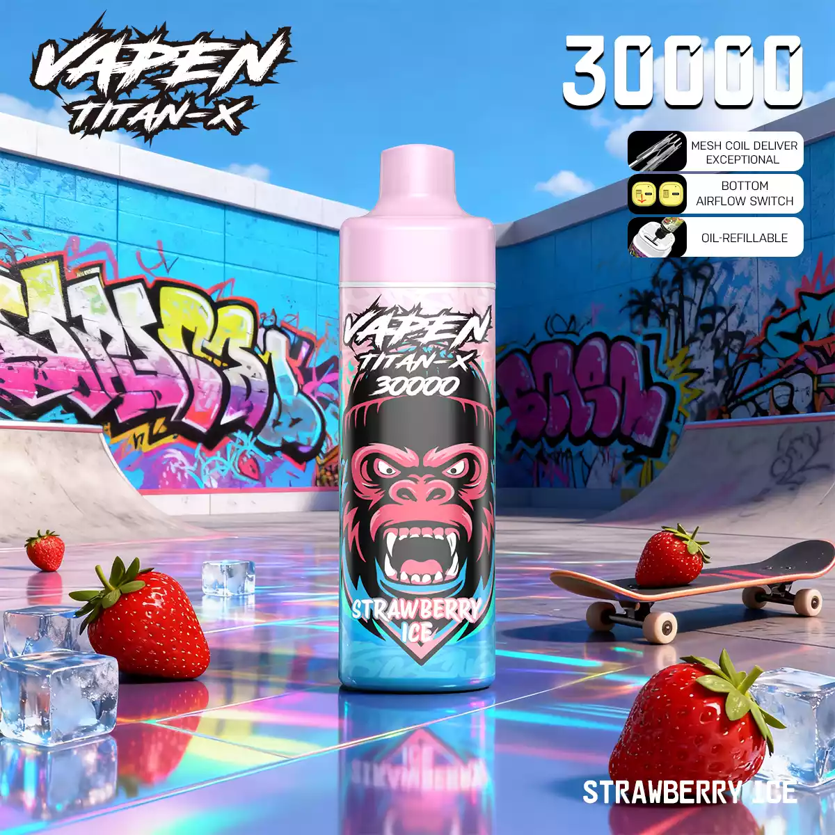 VAPEN TITAN-X 30000PUFFS(50 PCS)EU - immagine 17