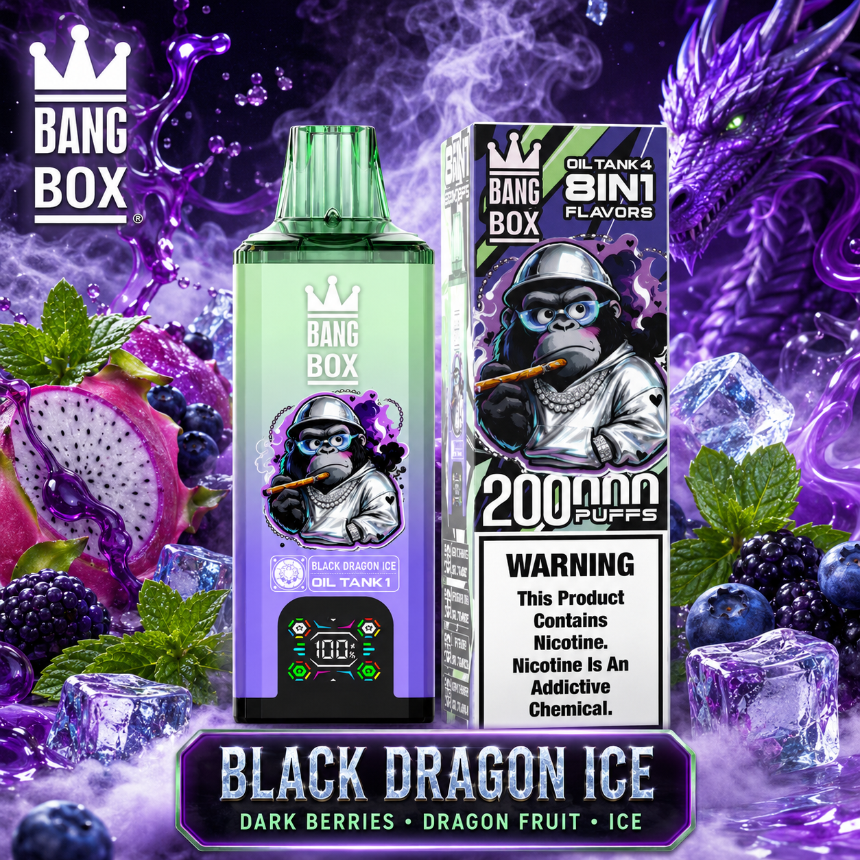 Bang Box 8-in-1 200K Vape | 200000 Puffs Original - immagine 2