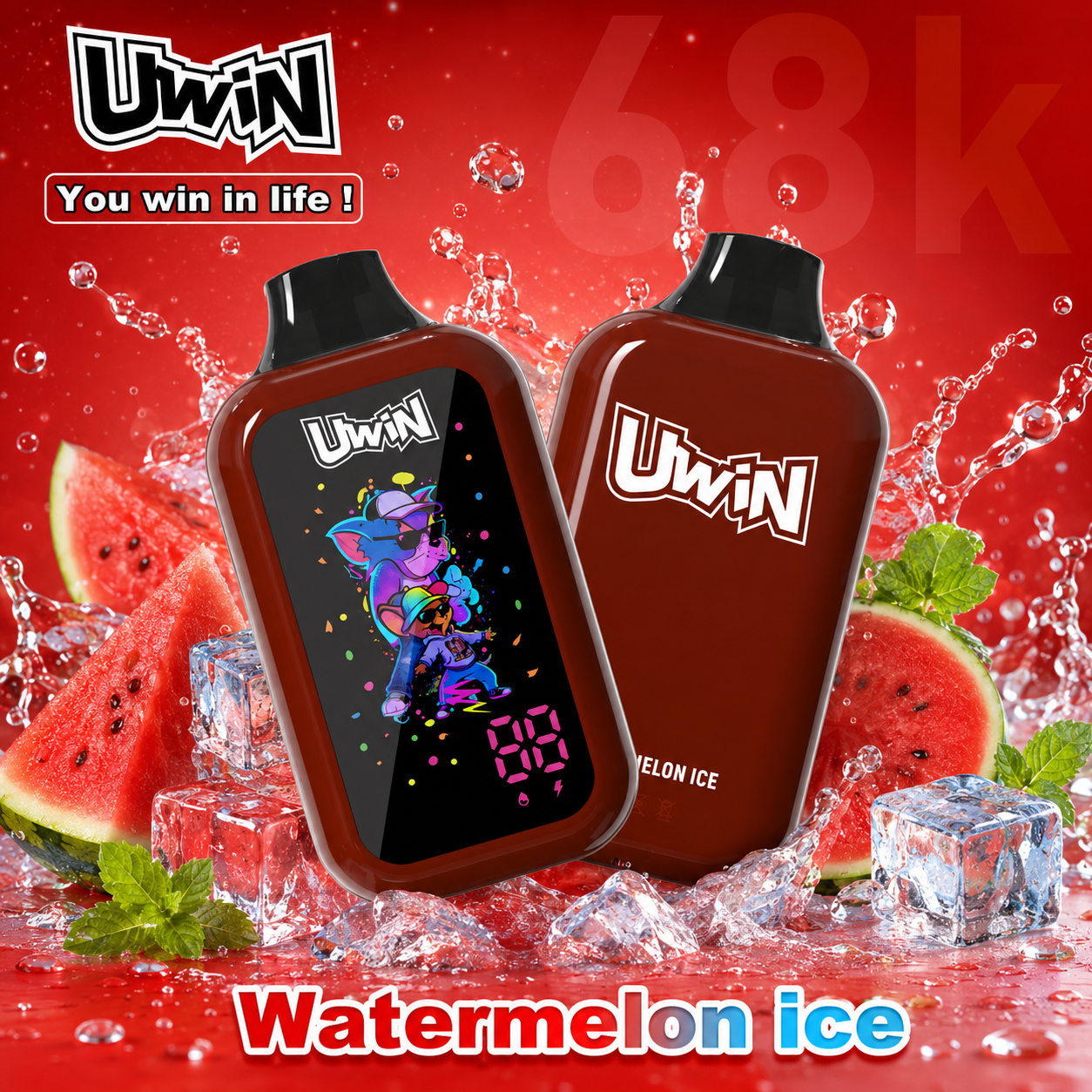 Uwin digital box 68K Vape | 68000 Puffs - immagine 7