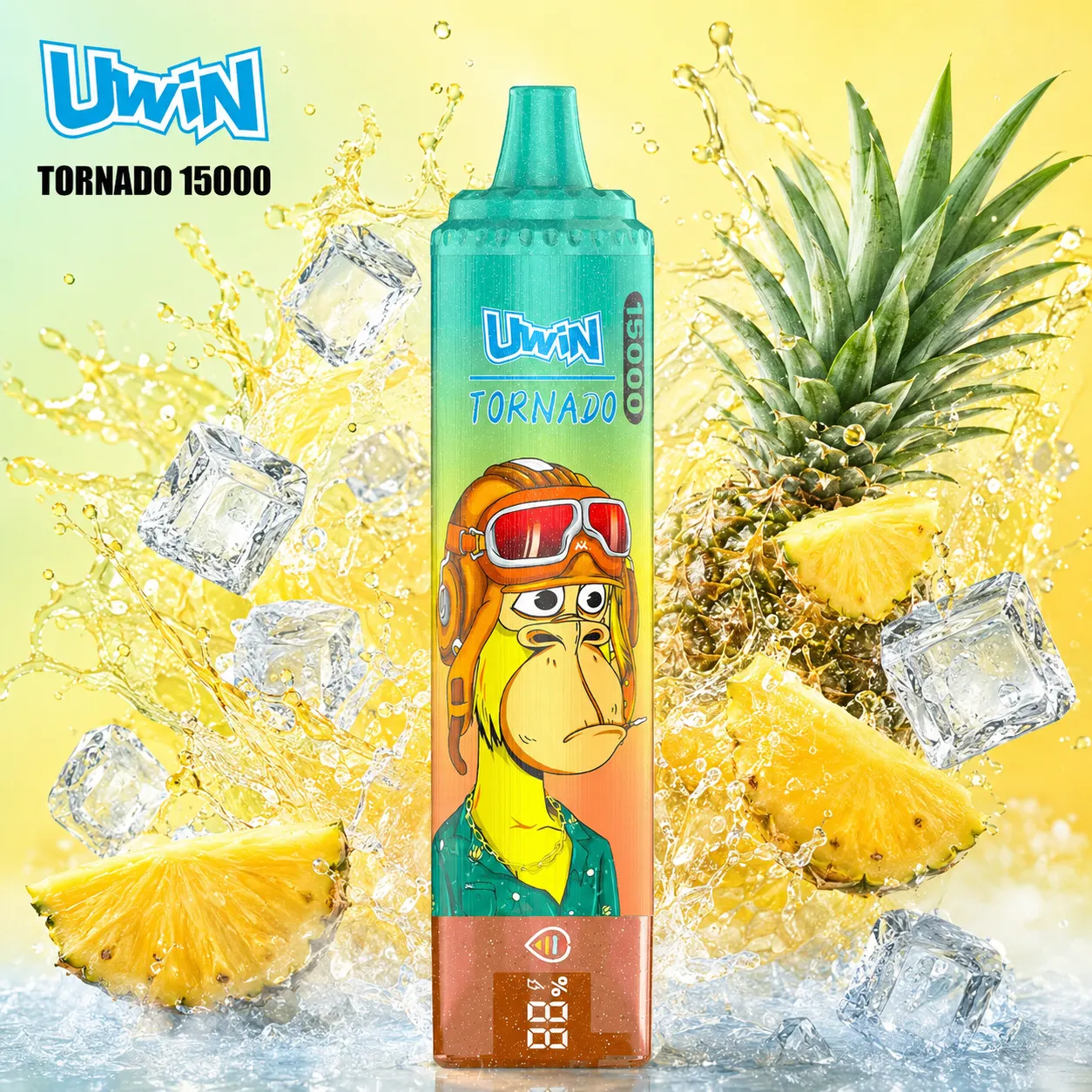【New Arrive🎁】Uwin Tornado 15000 Puffs LED Display 15K Disposable Vape - immagine 3