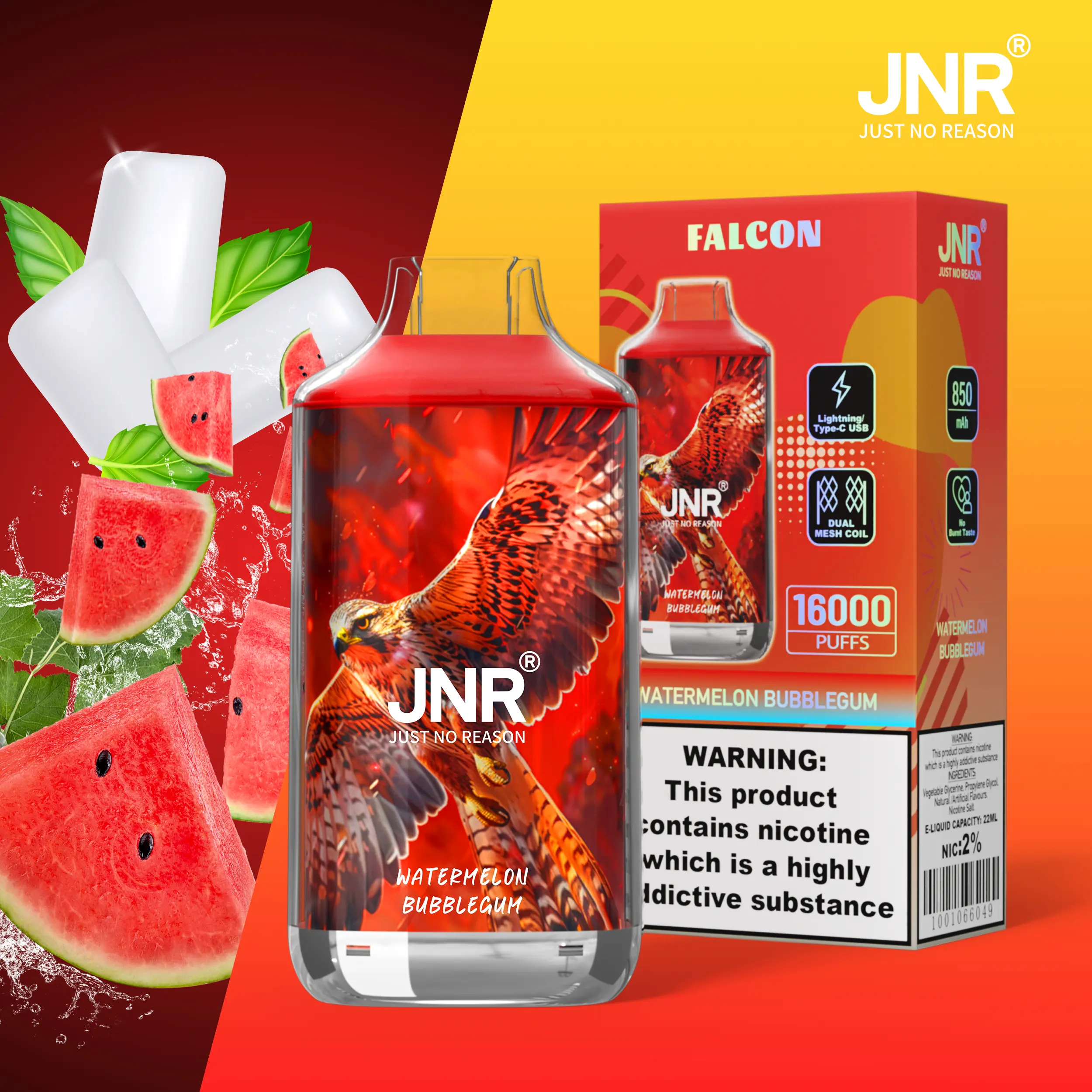 JNR FALON 16000 16K Puffs(10PCS)EU - immagine 10