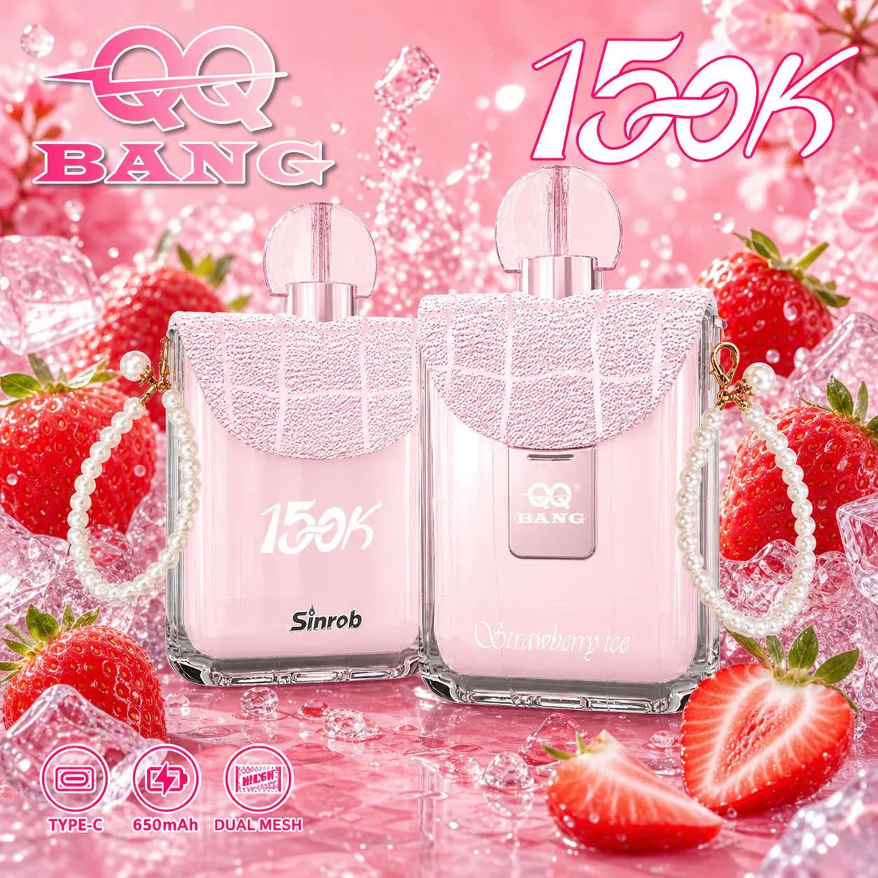 QQ Bang Perfume 150K – 150,000 Puffs Single Flavor - immagine 4