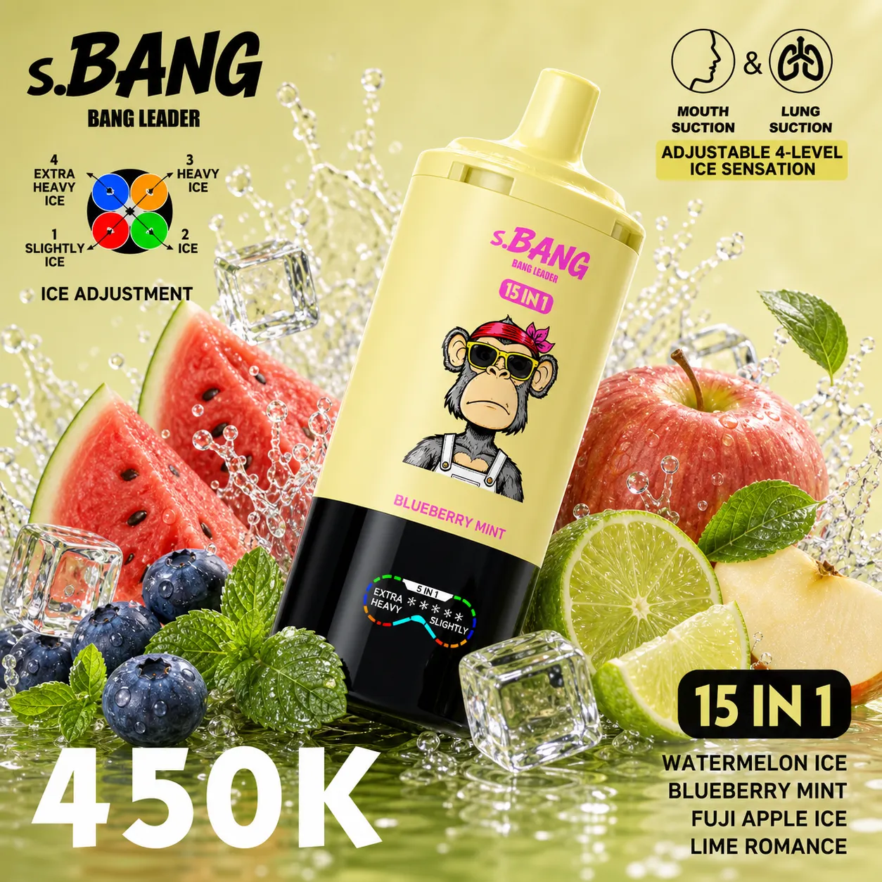 Bang Leader 450K - 450,000 Puffs 15-in-1 Flavor System - immagine 9