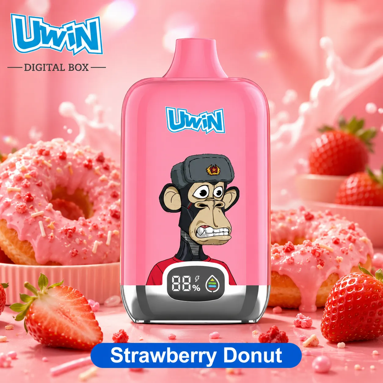 【New Arrive🎁】Uwin Digital Box 12000 12K Puffs Disposable Vape | Smart LED Display & Mesh Coil | 20 Flavors Rechargeable Vape - immagine 5