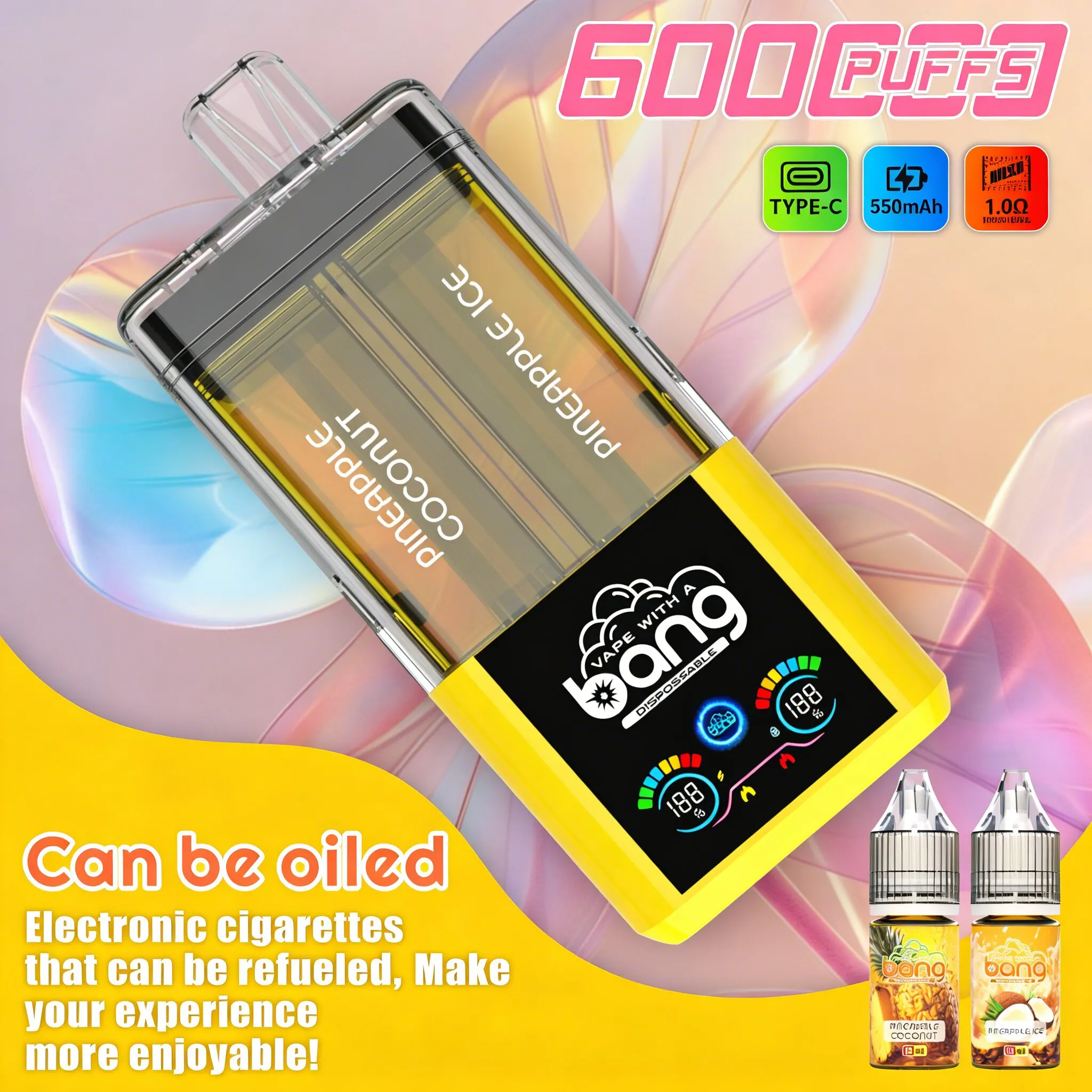 Bang Dual Refillable Oil 60K Vape | 60000 Puffs - immagine 24