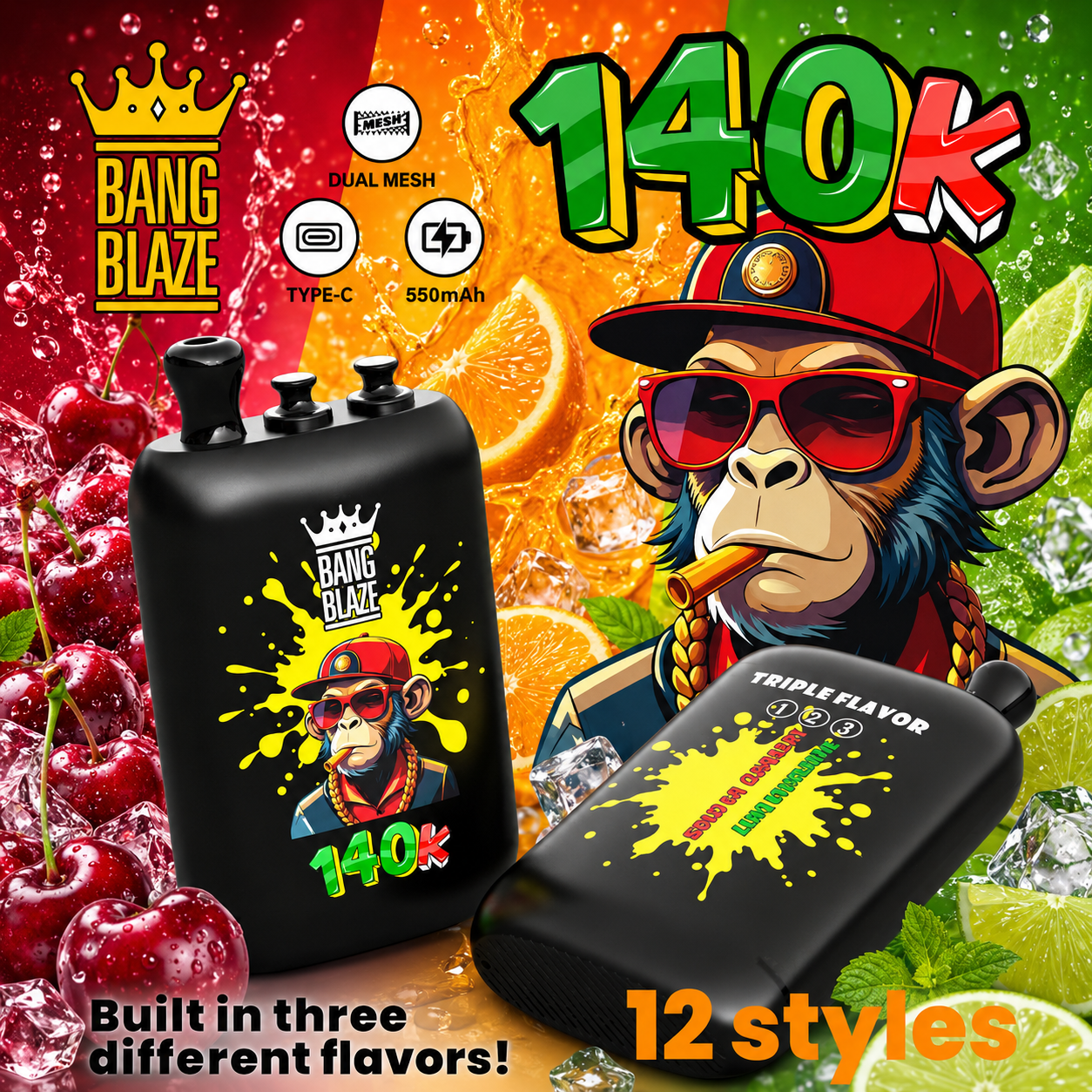 Bang Blaze 3 in 1 140K Vape | 140000 Puffs - immagine 5