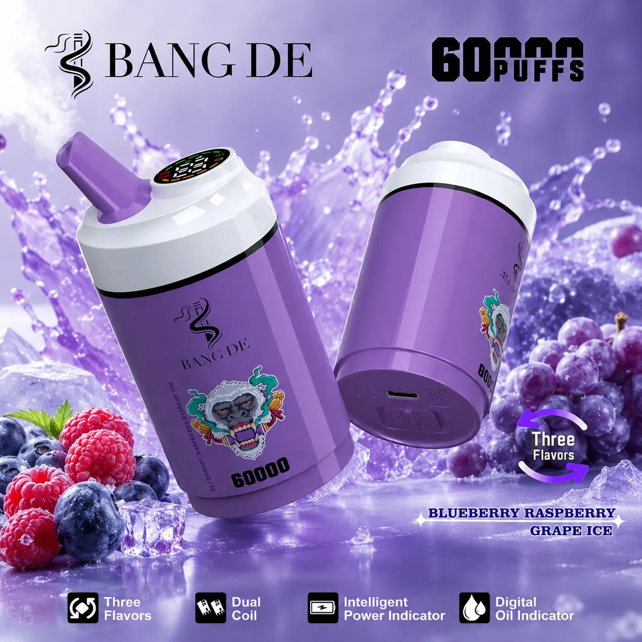 Bang DE 3 in 1 60K Vape | 60000 Puffs - immagine 4
