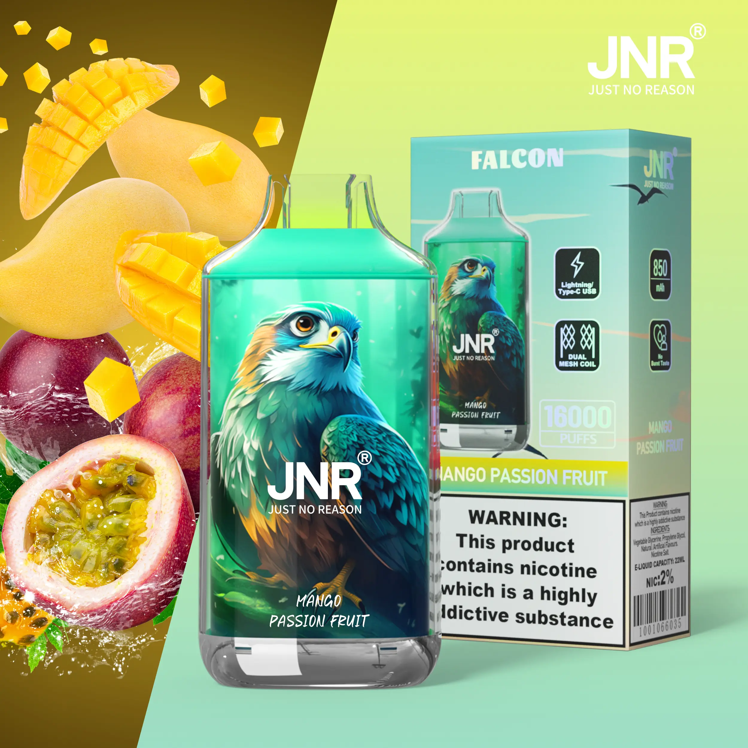 JNR FALON 16000 16K Puffs(10PCS)EU - immagine 40