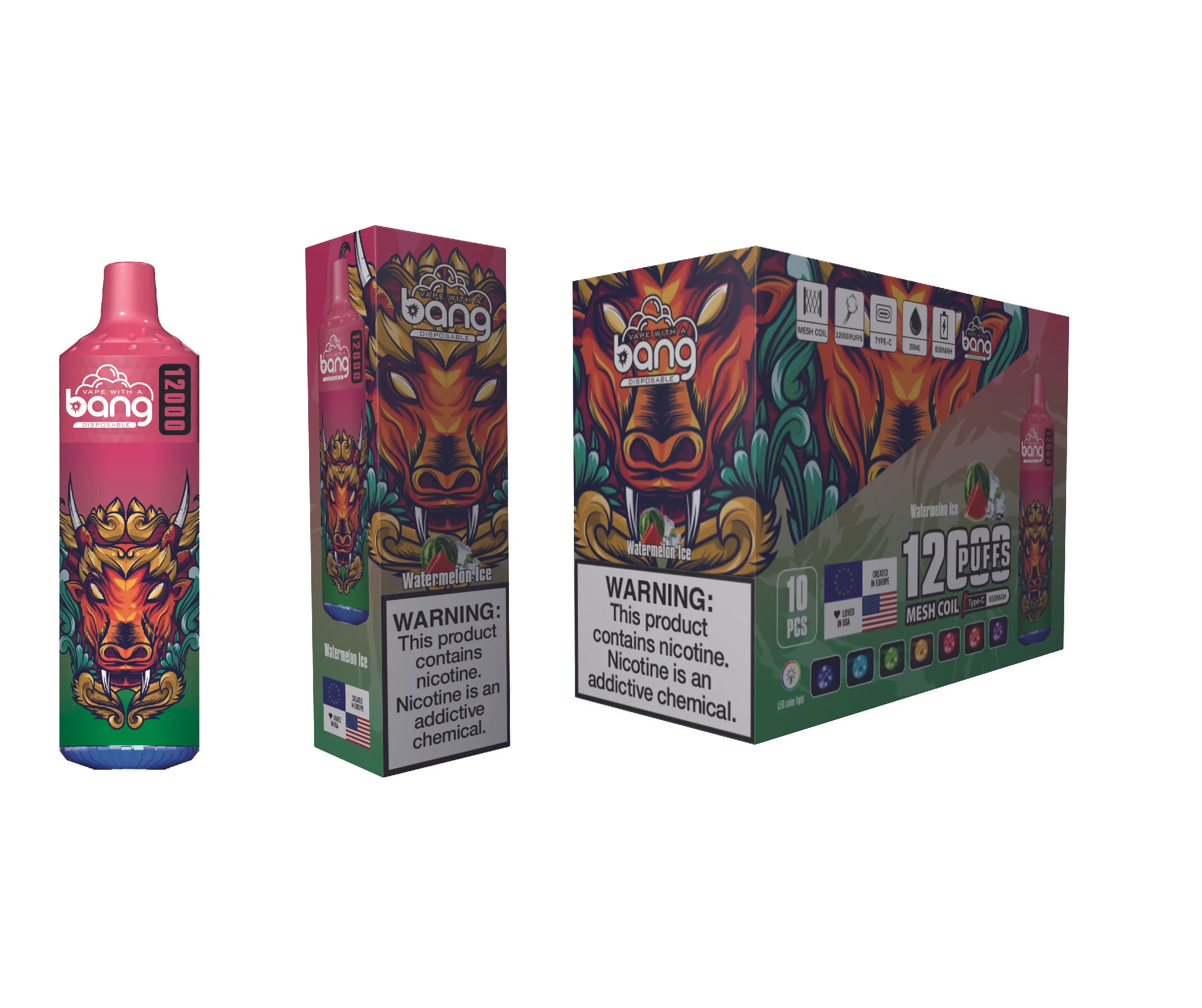 Bang 12000 Puffs Disposable Vape (10PCS)EU - immagine 6