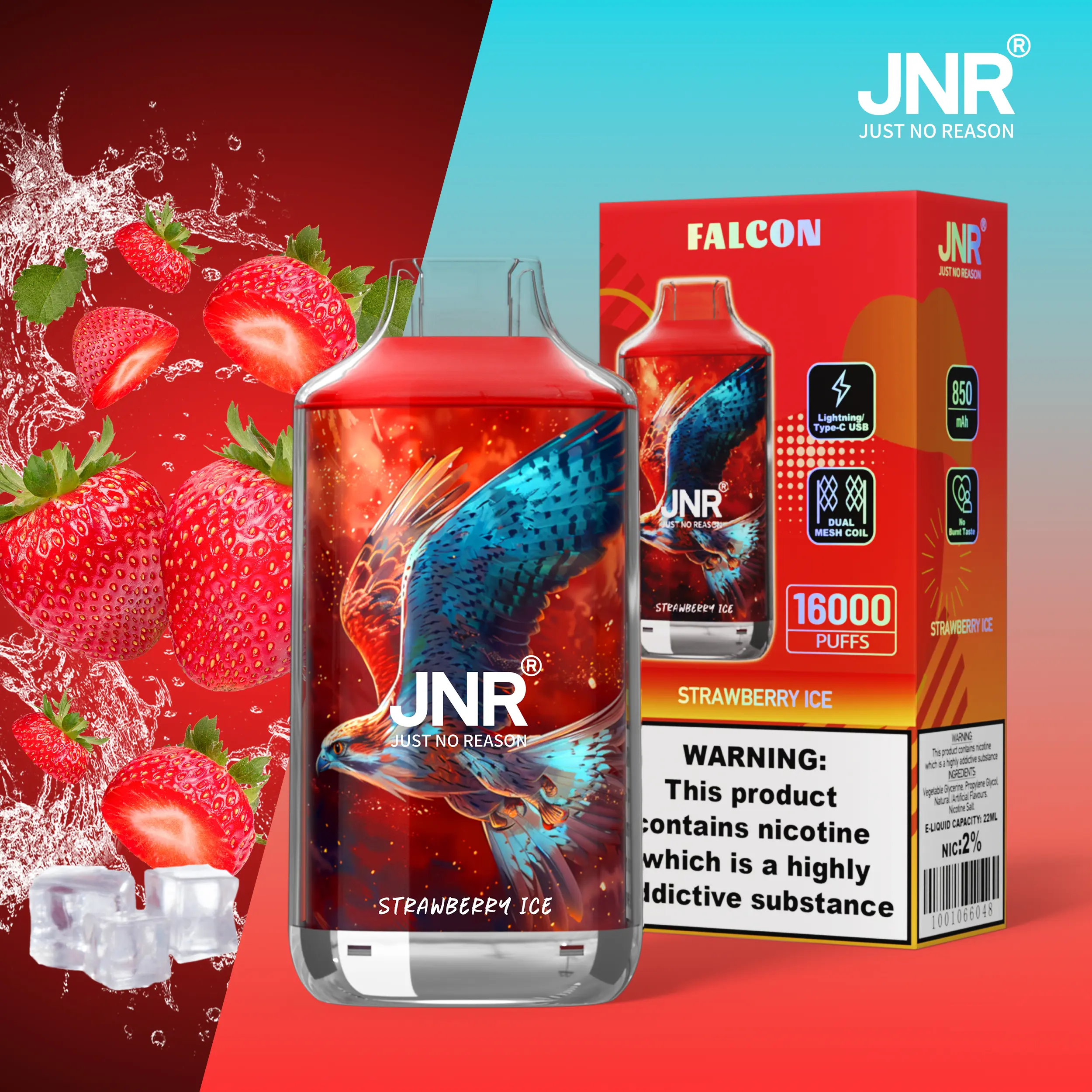 JNR FALON 16000 16K Puffs(10PCS)EU - immagine 20