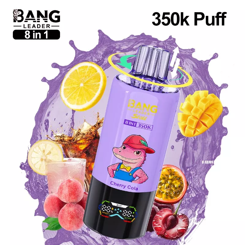 【New Arrive】Bang Leader Stoll 350K Disposable Vape – 350,000 Puffs 4-in-1 Flavor Chamber Blended 8 Flavor Experience Rechargeable Vape - immagine 5