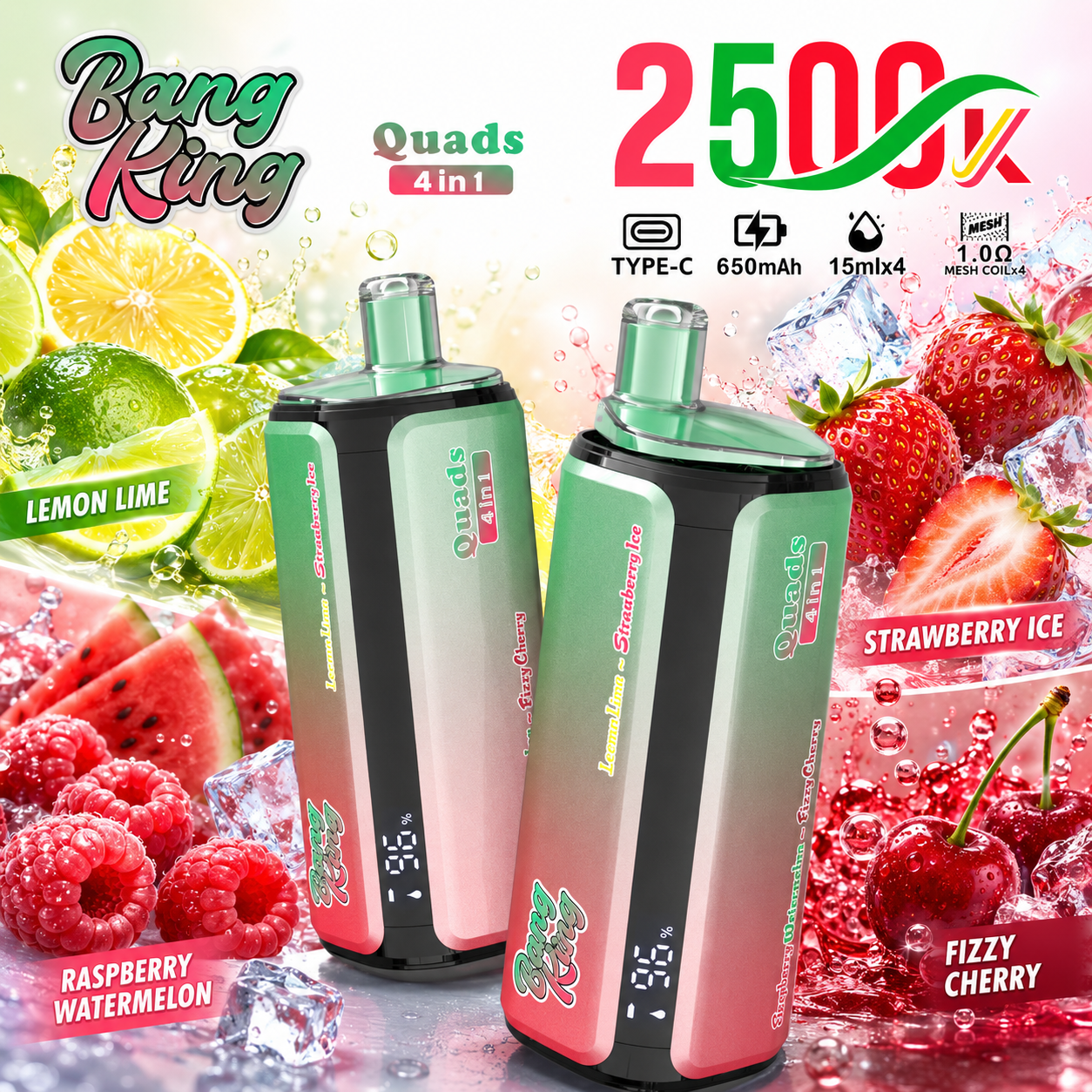 Bang King 4-in-1 250K Vape | 250000 Puffs - immagine 4