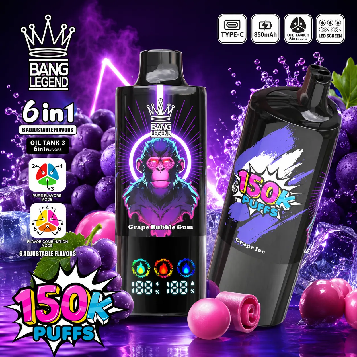 Bang Legend 150k Puffs(10PCS)EU - immagine 5