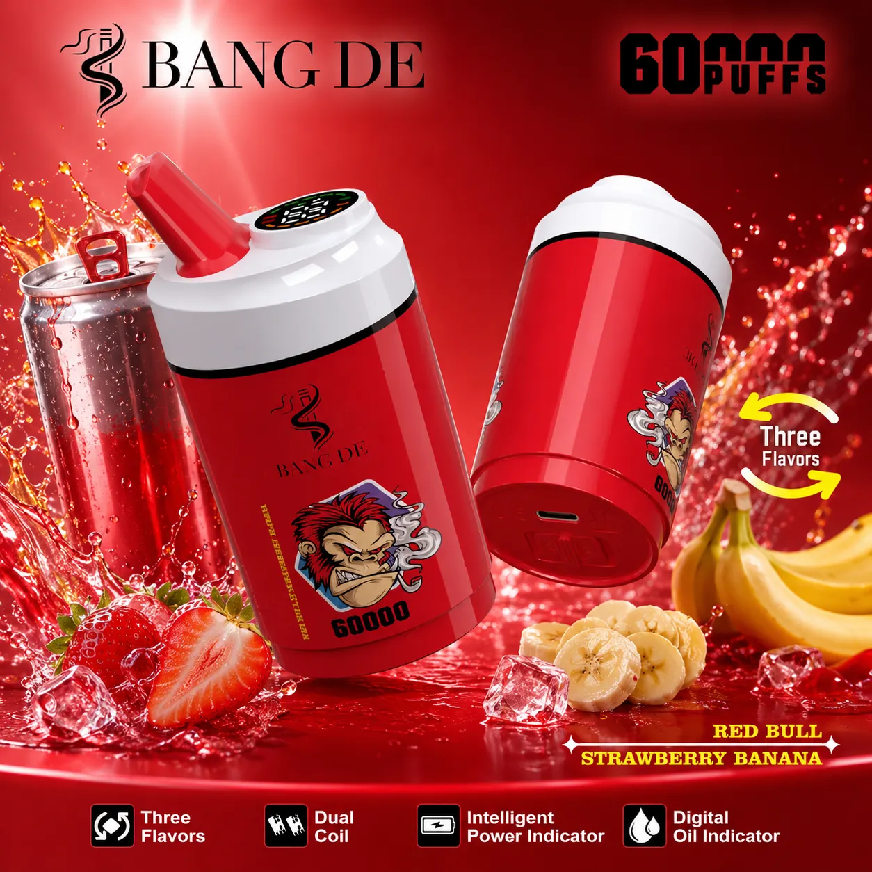 Bang DE 3 in 1 60K Vape | 60000 Puffs - immagine 9