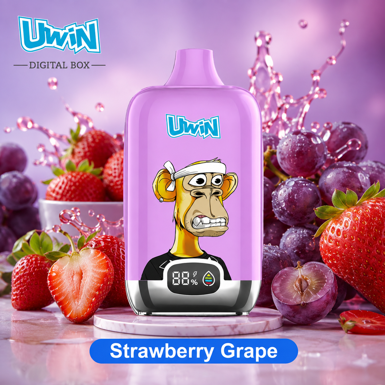 【New Arrive🎁】Uwin Digital Box 12000 12K Puffs Disposable Vape | Smart LED Display & Mesh Coil | 20 Flavors Rechargeable Vape - immagine 11